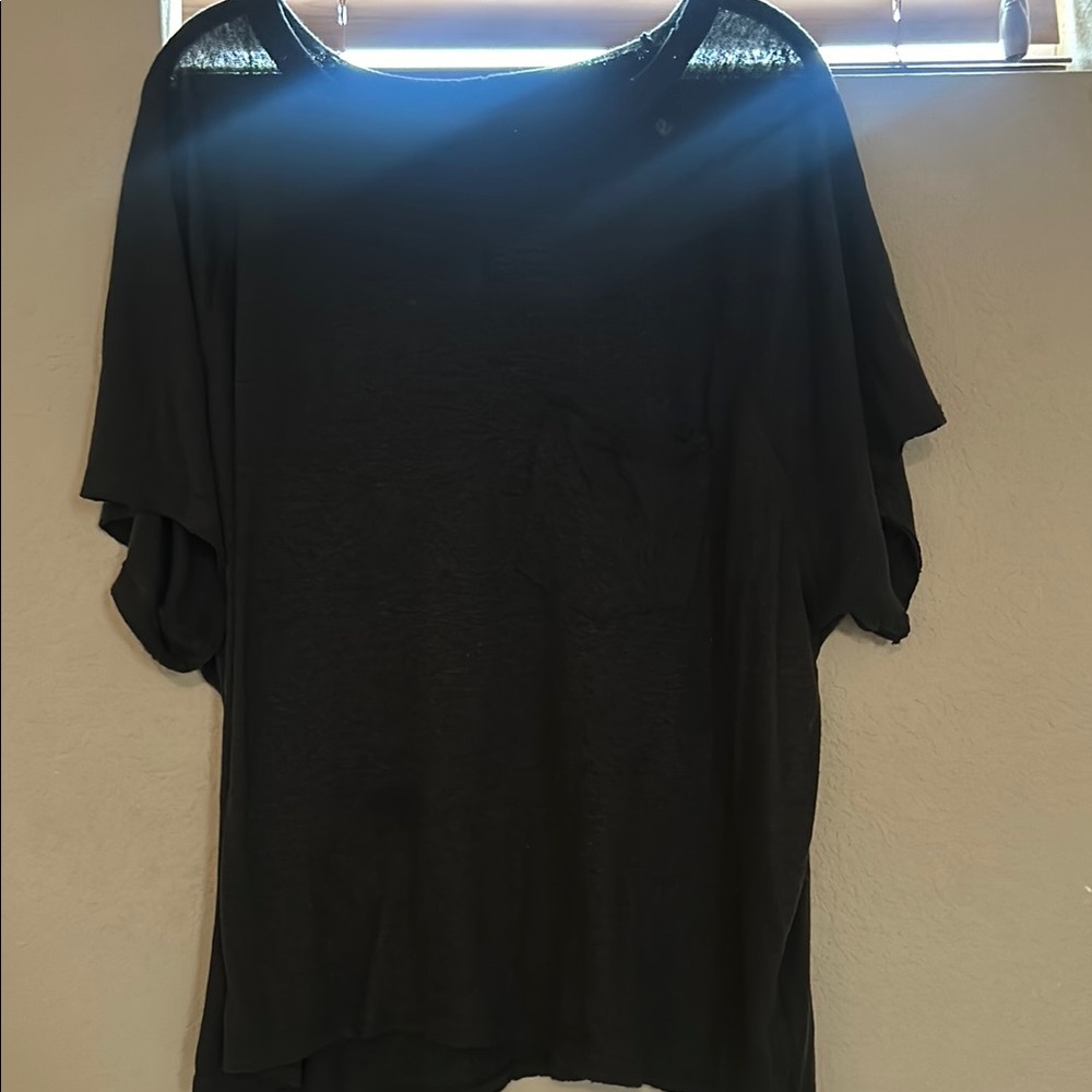 Aerie Black Short Sleeve Tee